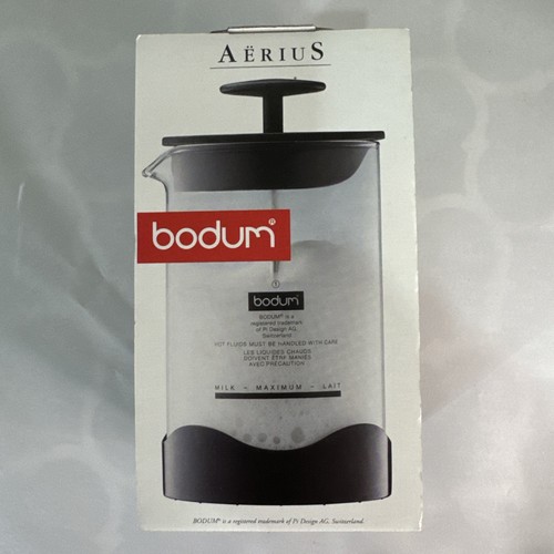 Bodum Aerius Milk Frother 1466 Coffee Cappuchino Glass Made in Germany Barista