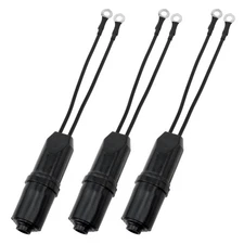 Lovelysp 3pcs TV Antenna Connector Outdoor Antenna Matching Transformer UHF/V...