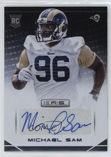 2014 Panini Rookies & Stars Longevity Parallel Signatures Michael Sam Auto 1gh7