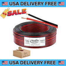 Cables Para Bocinas De Audio Calibre 16 AWG 100 Pies Ft Para Altavoces Casa Auto