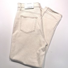 LOFT High Rise Boyfriend Jean Cream Off White...