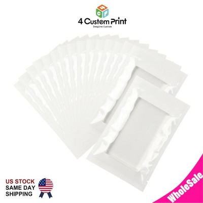 Food Grade Plastic High Temp Steamable Microwave Safe Flat Open Top Mylar Bags