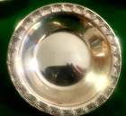 Fifty Funny Fellows Mobile, Al. Mardi Gras Krewe Favor 1950 Sterling Dish 114g