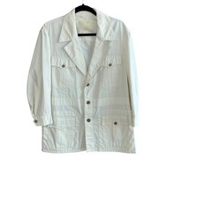 Men's Vintage Cream Safari Jacket