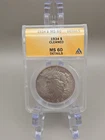 1934 $1 Peace Silver Dollar ANACS MS 60 - Cleaned