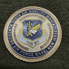 305th Air Mobility Wing Commanders Challenge Coin Mcguire Afb Nj 305th Air Mobility Wing Commanders Challenge Coin Mcguire Afb Nj