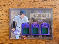 2025 LEAF BRONX LEGACY ENSHRINED PURPLE TRIPLE JERSEY 20/25 GOOSE GOSSAGE