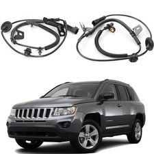 Set of 2 ABS Sensors Rear Left and Right Compatible with Dodge Caliber 07-12...