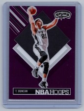 2024-25 NBA Hoops Winter Tim Duncan Hoops Tribute Purple Prizm / 249