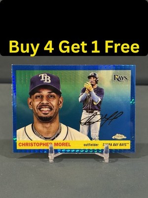 Christopher Morel Blue Prism 2025 Topps Chrome Platinum #153 Buy 4 Get 1 Free