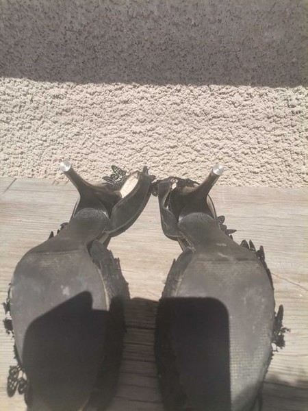 Women Heels Black 38 #2FF9