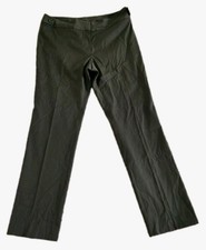 NINE WEST Womens Olive Green Stretch Pants Sz 12