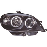 Scheinwerfersatz FüR Citroen Saxo Bj. 96-99 Angel Eyes Klar Schwarz Mit Blinker