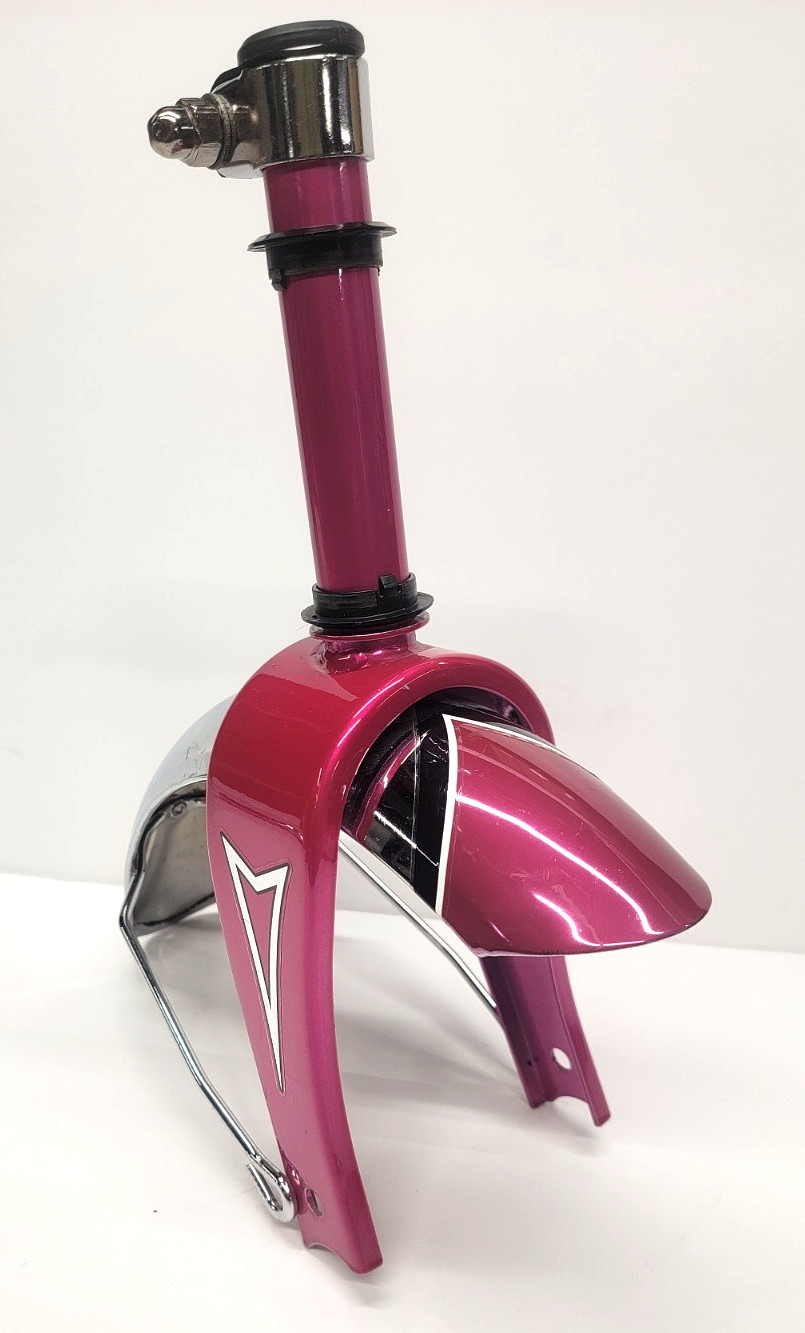Schwinn Roadster Tricycle Pink Fork, Fender,  Handlebar Clam