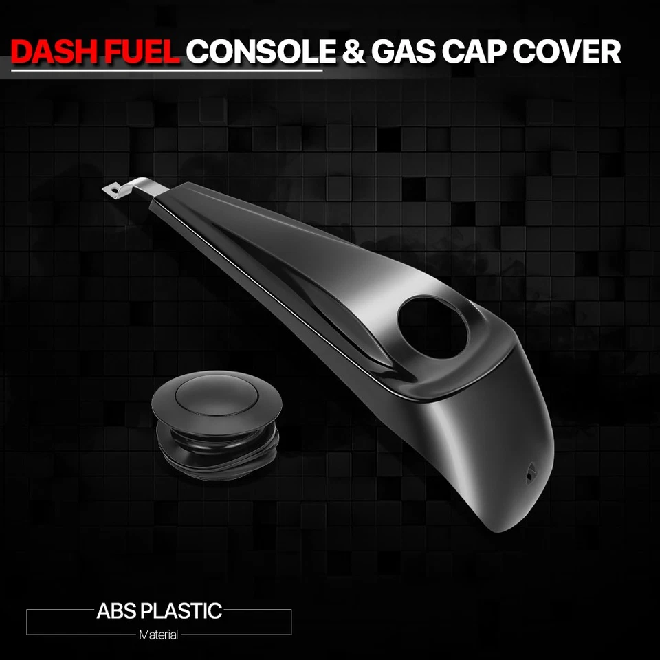 Fits 2008-2020 Harley Davidson Electra Tri Glide Dash Fuel Console Cover Gas Cap - Image 2 of 4