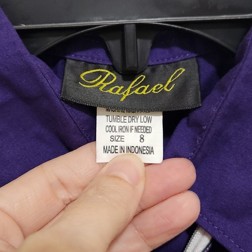 Rafael Boys 8 Pinstripe Suit Vest Pants Shirt Zipper Tie - Picture 11 of 13