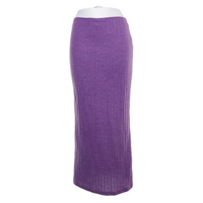 Shein, Maxirock, Größe: L, Lila, Elasthan/Polyester, Einfarbig #WMd