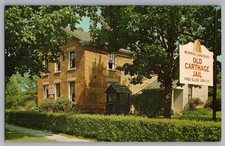 Old Carthage Jail Illinois Postcard