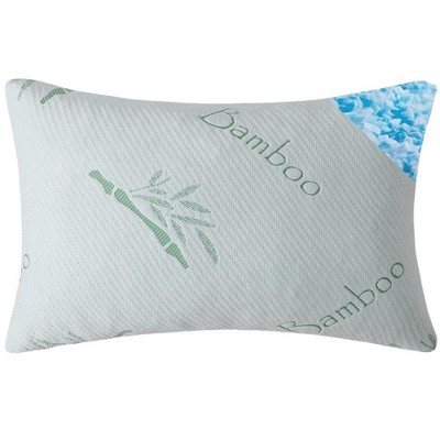 Shredded Memory Foam Pillows Set of 1, Cooling Zippered Breathable Memory Foa...
