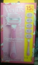 Gillette Venus ComfortGlide Biała herbata Maszynka do golenia damska, uchwyt + 5 ct. Tri ostrze 