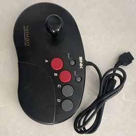 SNK Neo Geo AES NEO-AEC Console Black w/ 2 SNK Controllers + AV/Power (non-OEM)