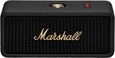 Marshall Emberton II Portable Bluetooth Speaker, Black & Brass [1006234]