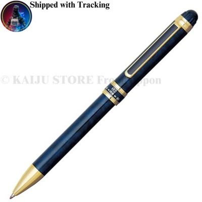 Platinum Multi-Function Fountain Pen Double 3 Action Blue Marble MWB-3000RN#56