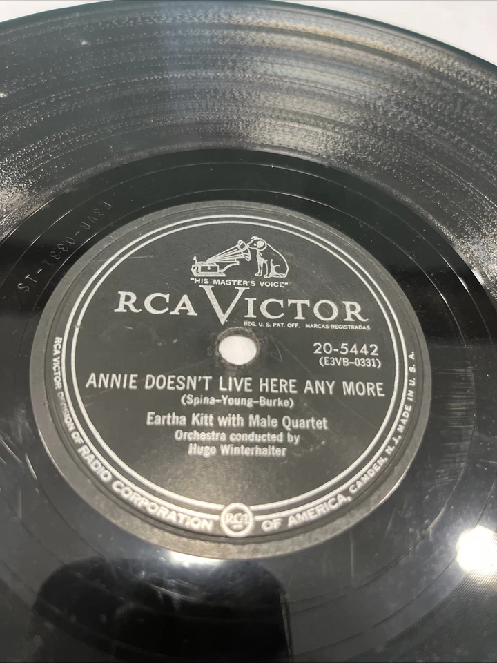 RCA Victor 20-5442, Eartha Kitt-I Want To Be Evil/Annie Doesn’t Live Here Any Mo - Image 4 of 4