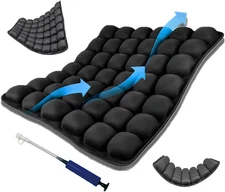 Sondur Travel Cushion for Airplane, Portable Press Type Inflatable Cushion, Sond