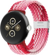 Stretchy Braided Strap Compatible with Google Pixel Watch 41mm - Elastic Nylon