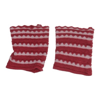 Pulswärmer, Unisex (Kinder), Rot/Weiß #Me0