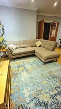 DFS X French Connection Taupe Mocha Corner Sofa Connection only