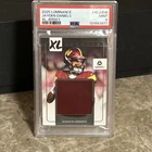 2025 Panini Luminance Jayden Daniels XL Jumbo Jersey RC Commanders PSA 9