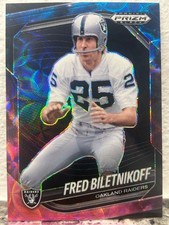 2025 Panini Prizm Fred Biletnikoff NEBULA PRIZM 1/1 SSP