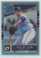 2017 Panini Donruss Optic Rated Rookies Aqua Prizm 149/299 Jose De Leon #39 1s8