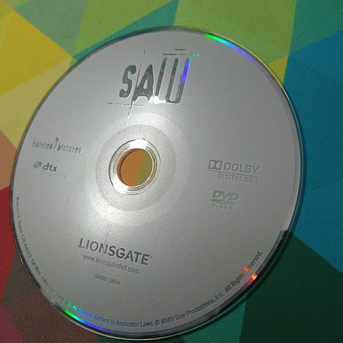Saw DVD Disc Only - Works Great! Lionsgate - Picture 3 of 6