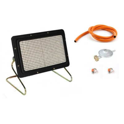 Infrared Gas Heater 3.6KW Set with Hose, Reducer and Connector s
