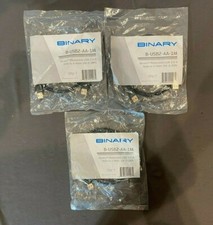 (3) Binary B-USB2-AA-1M Reversible USB 2.0 A 1-Meter Male Cables NEW