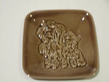 Kay Finch Poodle Images Square Plate
