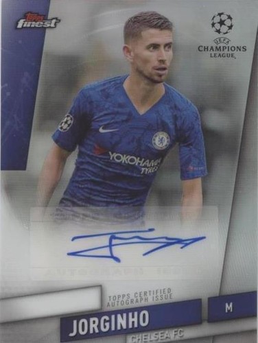 世界50枚！22-23 Topps Chrome JORGINHO 直筆サイン 2019 Topps Chrome UEFA Champions League Jorginho Auto Red #/10