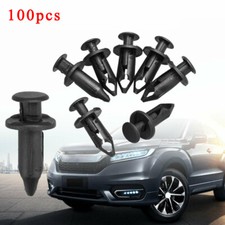 100x 8mm Plastic Fender Rivets Clips For ATV Quad Trims Honda Kawasaki Suzuki