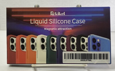 Kiket - Liquid Silicone Case (Magnetic Attraction) With Magnetic Wallet (CLEAR)