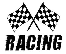 Racing,  Autoaufkleber ,Sticker, Tuning 1x, Auto