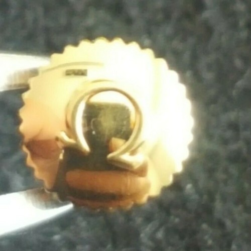 Omega Dustproof Crown, Gold Plated, Part Number 22020 - Picture 12 of 12