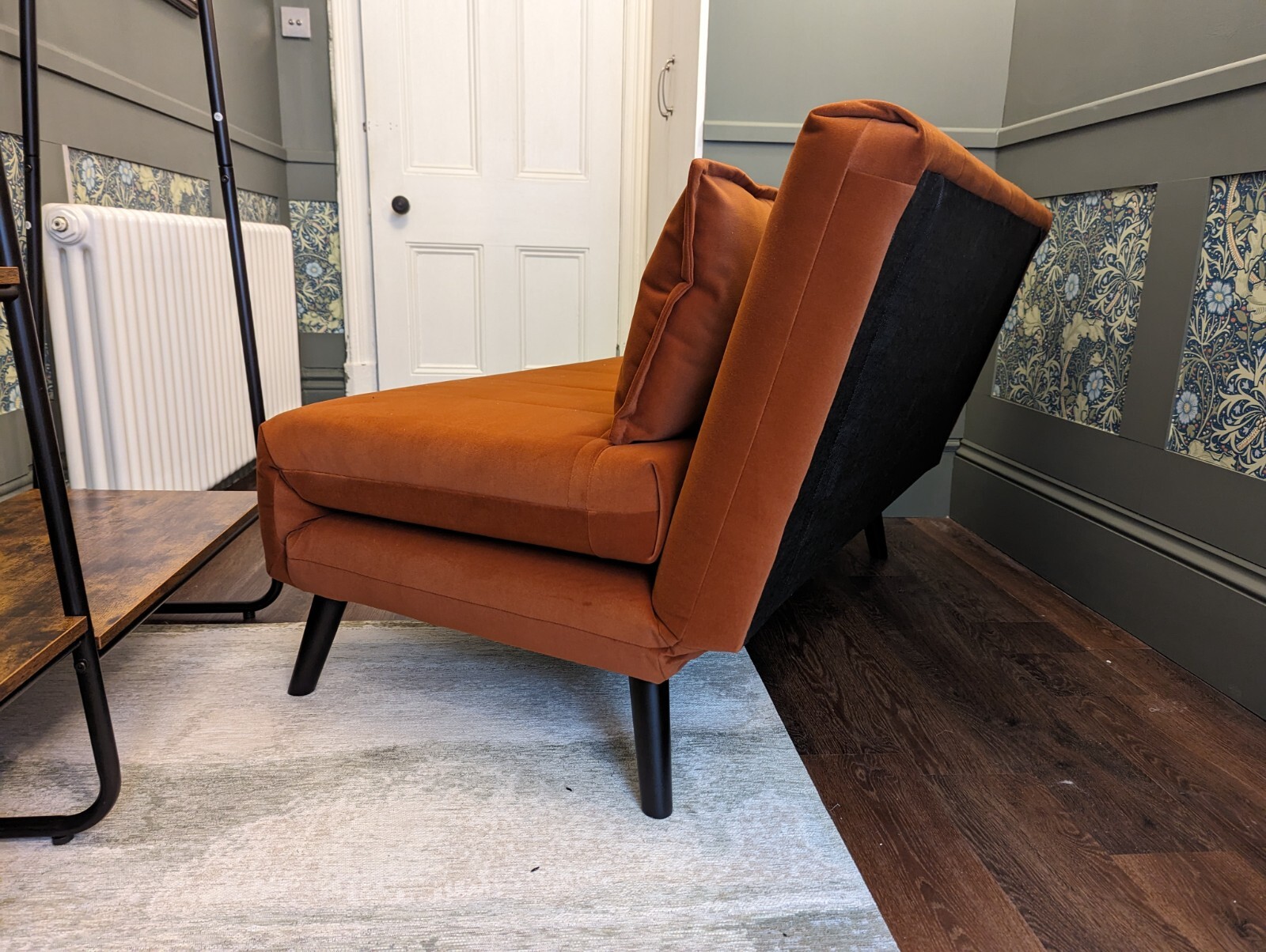 SMALL DOUBLE FOLD OUT SOFA BED DYLAN by MARKS AND SPENCER IN GINGER