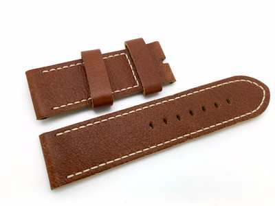 Brand New Panerai Brown leather band strap for Luminor Marina 47mm model