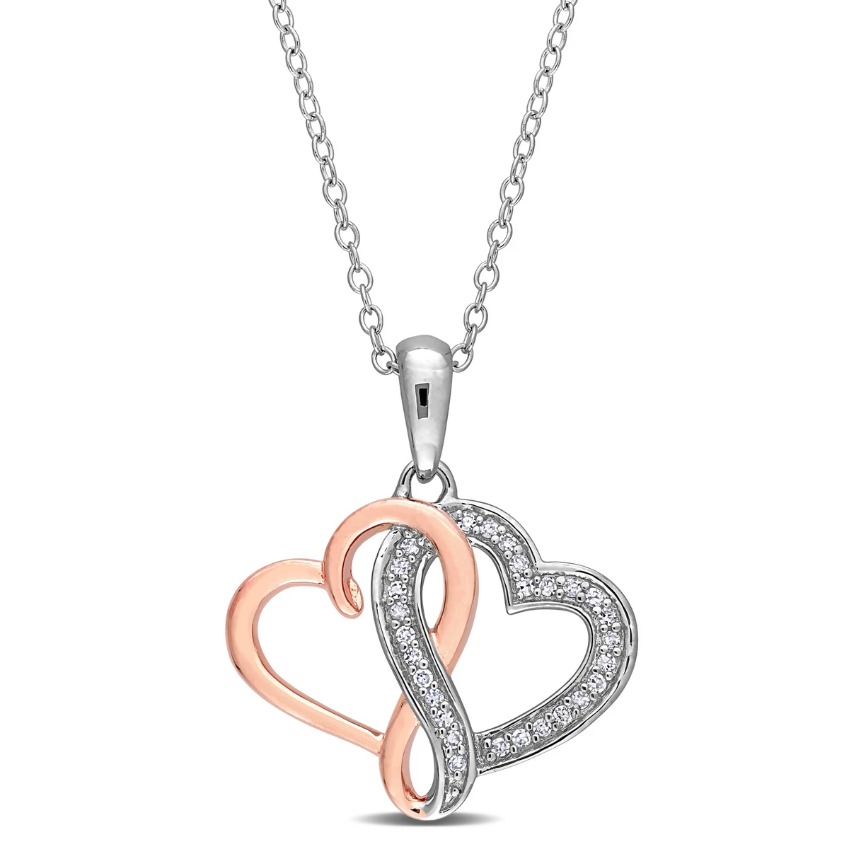Heart infinity pendant deals