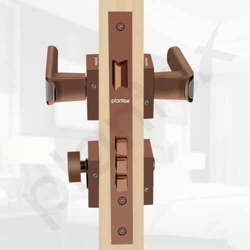 Heavy Duty Mortise Main Door Lock Set For Home With 3 Brass Keys - Picture 5 of 6