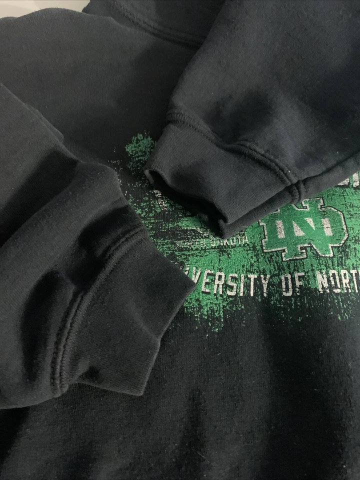 Sudadera con Capucha North Dakota Fighting Sioux Hockey Juvenil Talla XL Negra Foto 4 de 4