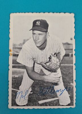 1969 Topps Deckle #13 Mel Stottlemyre New York Yankees BASEBALL Card e